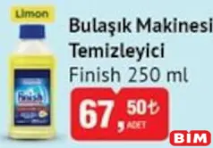 FİNİSH BULAŞIK MAKİNESİ TEMİZLEYİCİ 250 ML